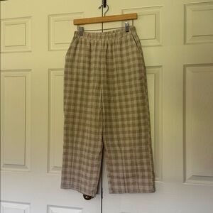 CJLA Plaid Beige Pants